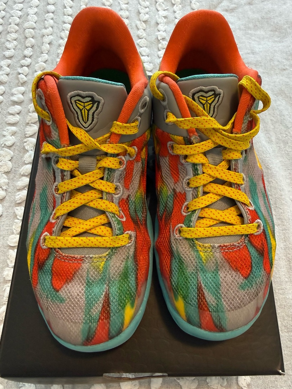 Nike Kobe VIII Kids Stadium Grey/Metallic Silver/Argent Metallique